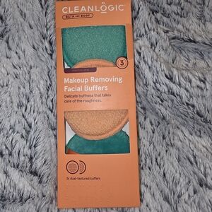 Makeup Removing Facial Buffers - Teal and Orange